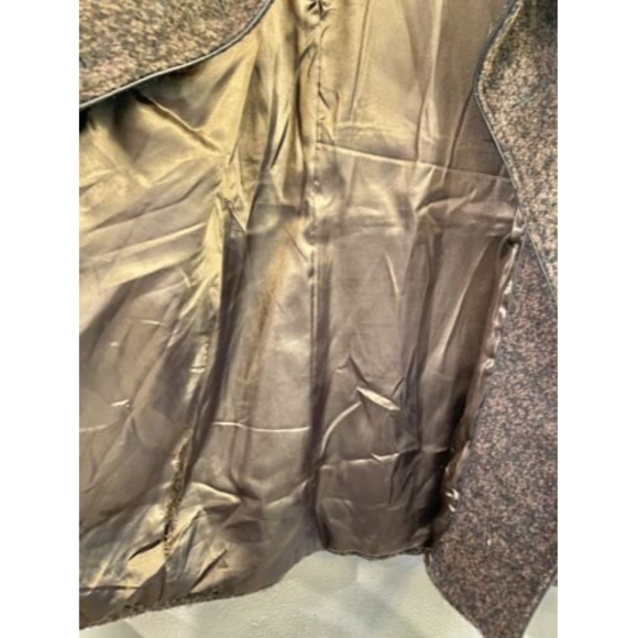 Steve Madden Wool Blend Coat size Lg Double Breasted Brown Hand Pockets‎ - Picture 8 of 11